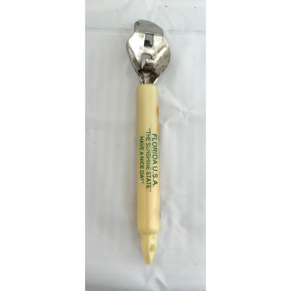 Vintage Florida USA Sunshine State Bottle Opener Souvenir Oranges Plastic Handle